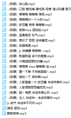 b站喵羞舰长福利声音22部 700MB-Asmr自留地